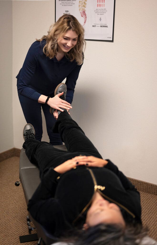 Our Rnoe chiropractors are here to help with your sciatica pain relief 